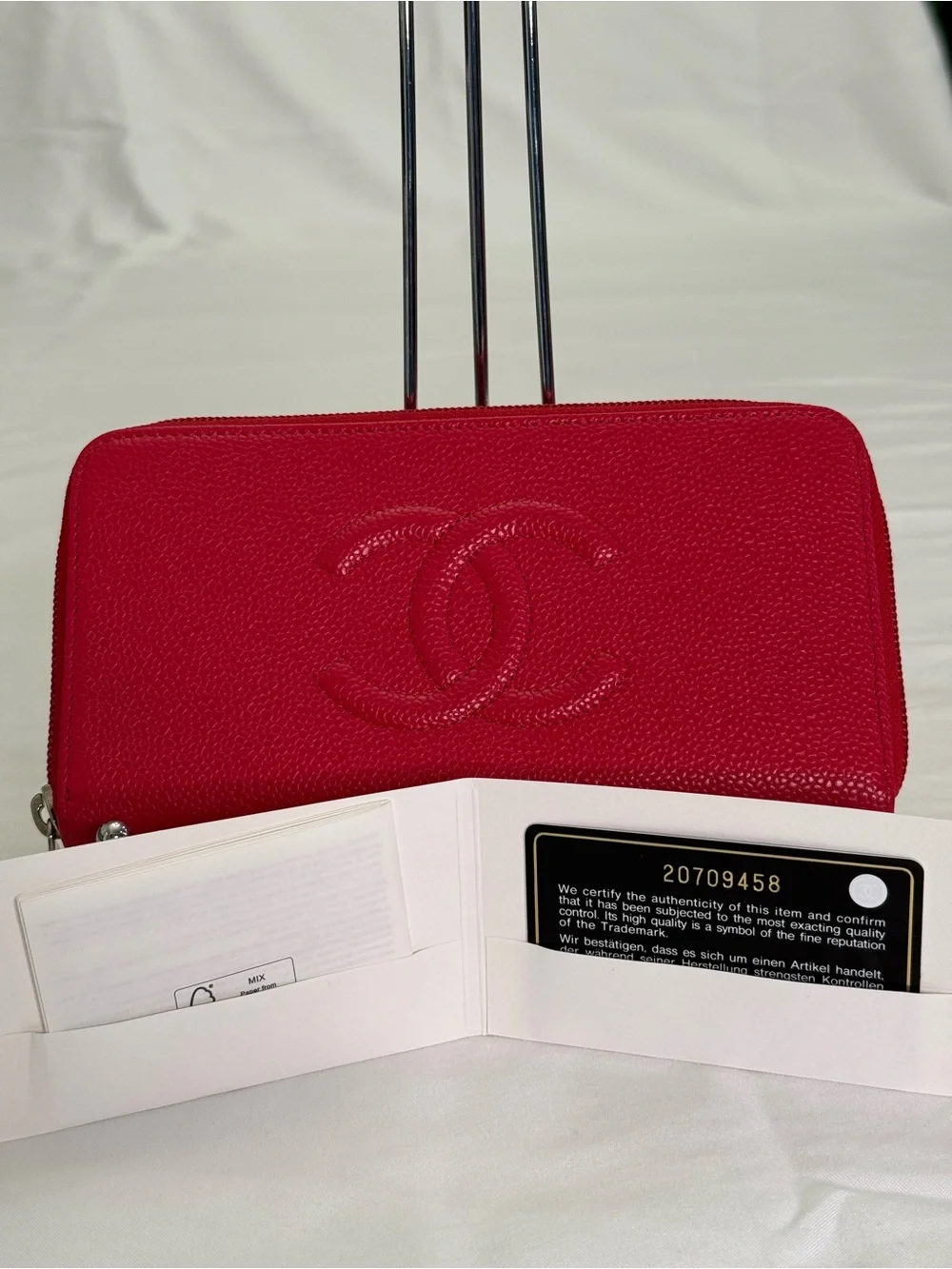 CHANEL Timeless Zip-Around Wallet
